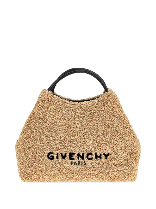 Nano Facet Tote Bag In Sponge Raffia made by Givenchy