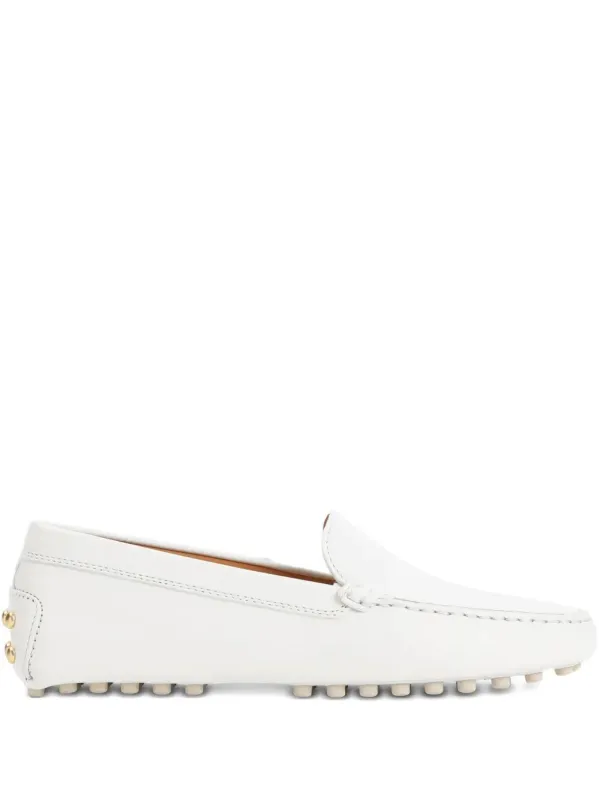 Metal Detailing Leather Gommino Loafers made by Tod's