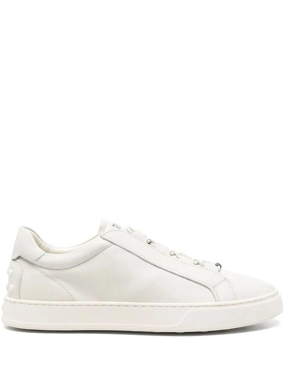 Leather Sneakers With One-Pull Lace sold by Wanan Luxury