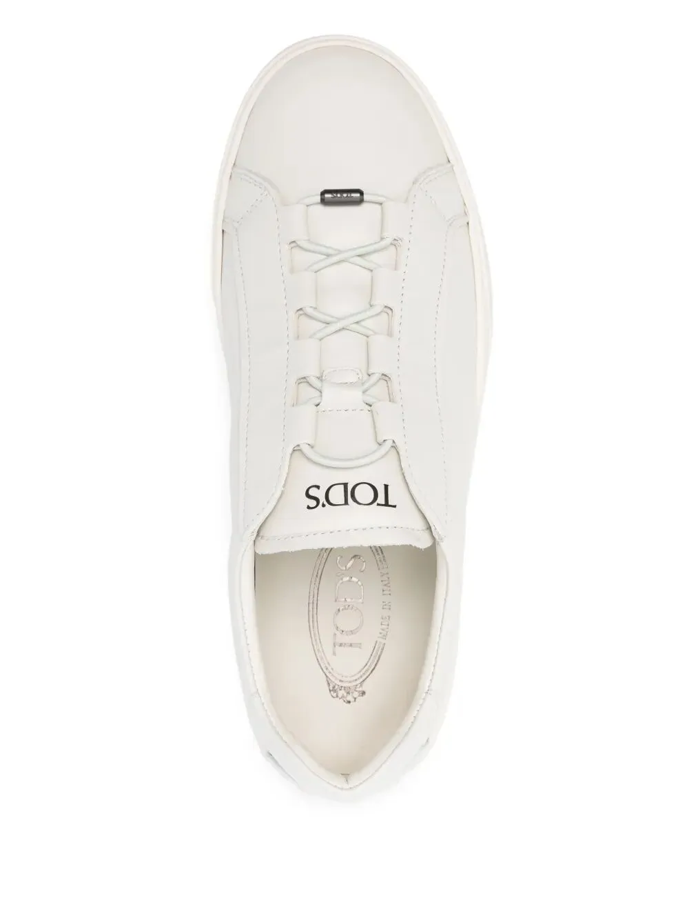 Leather Sneakers With One-Pull Lace sold by Wanan Luxury product image thumbnail 4