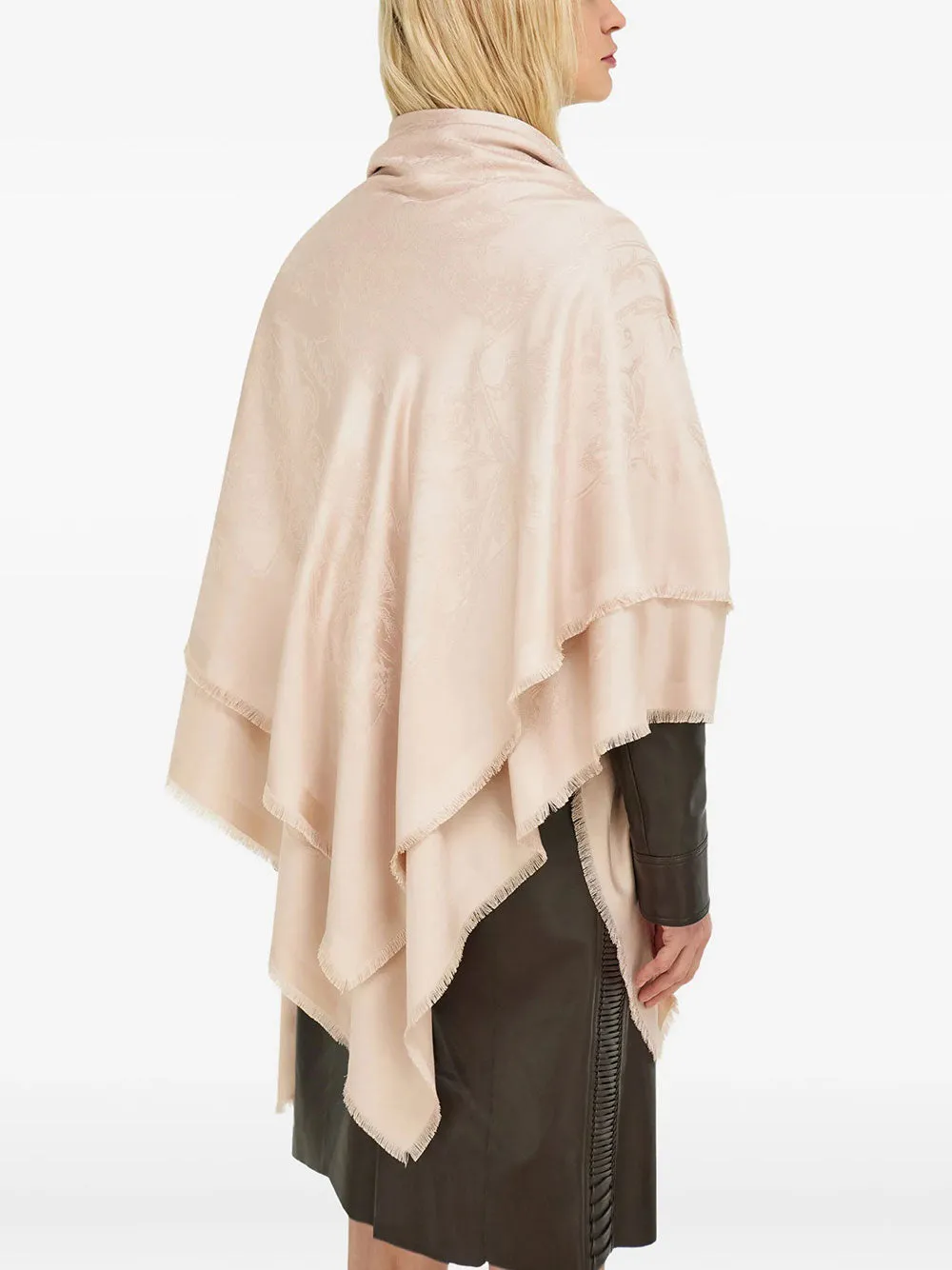 Sl Pergamen Silk Jacquard Shawl sold by Wanan Luxury product image thumbnail 2