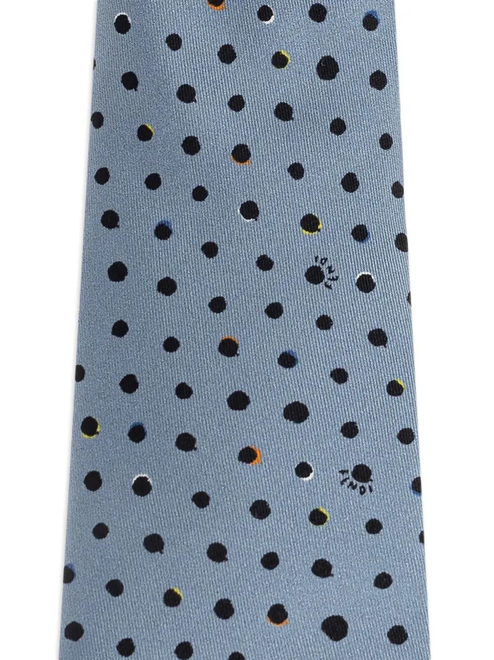 Falena Micro Dots Pattern Silk Tie sold by Wanan Luxury product image thumbnail 3