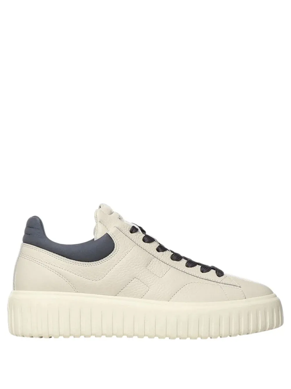 H-Stripes Grained Leather Sneakers sold by Wanan Luxury