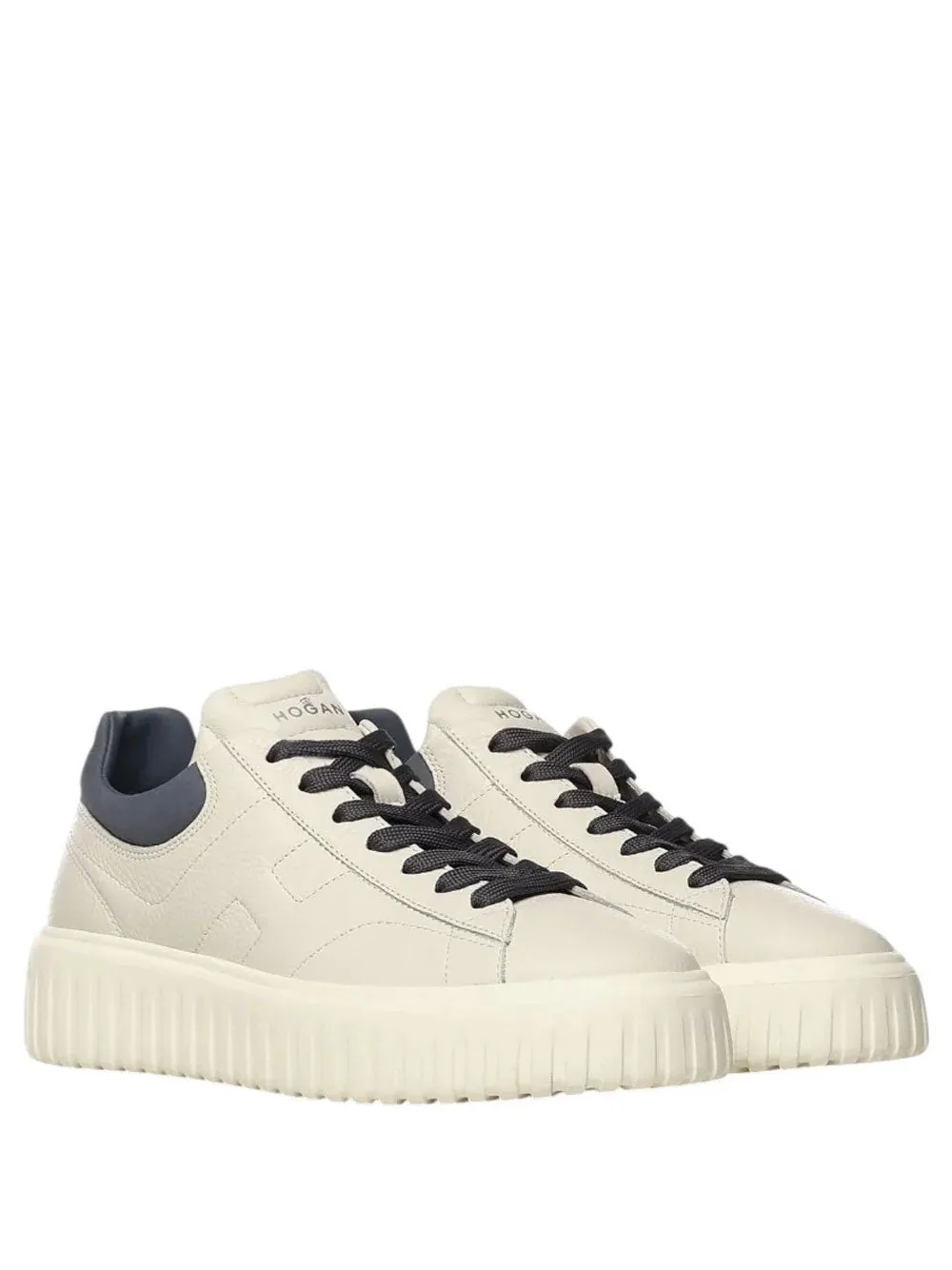 H-Stripes Grained Leather Sneakers sold by Wanan Luxury product image thumbnail 2