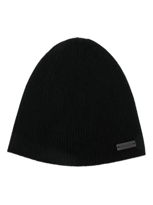 Cashmere Ribbed Beanie made by Yves Saint Laurent