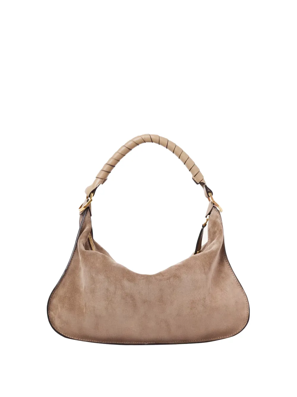 Small Marcie Shoulder Bag In Suede Leather sold by Wanan Luxury product image thumbnail 5