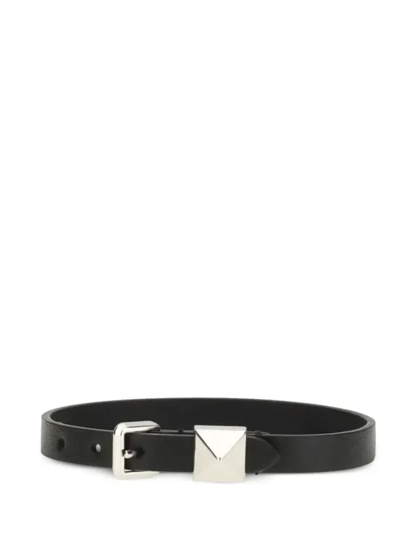 Rockstud Leather Bracelet made by Valentino Garavani