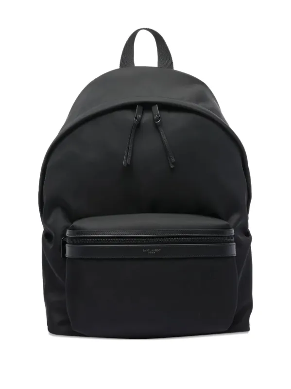 City Backpack In Econyl®, Smooth Leather And Nylon made by Yves Saint Laurent