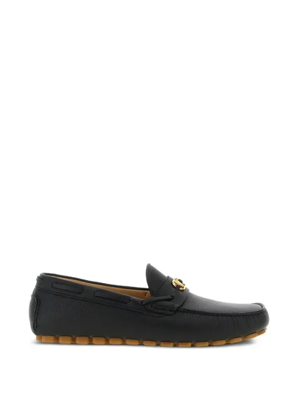 Driver Fastaway Leather Loafers made by Valentino Garavani