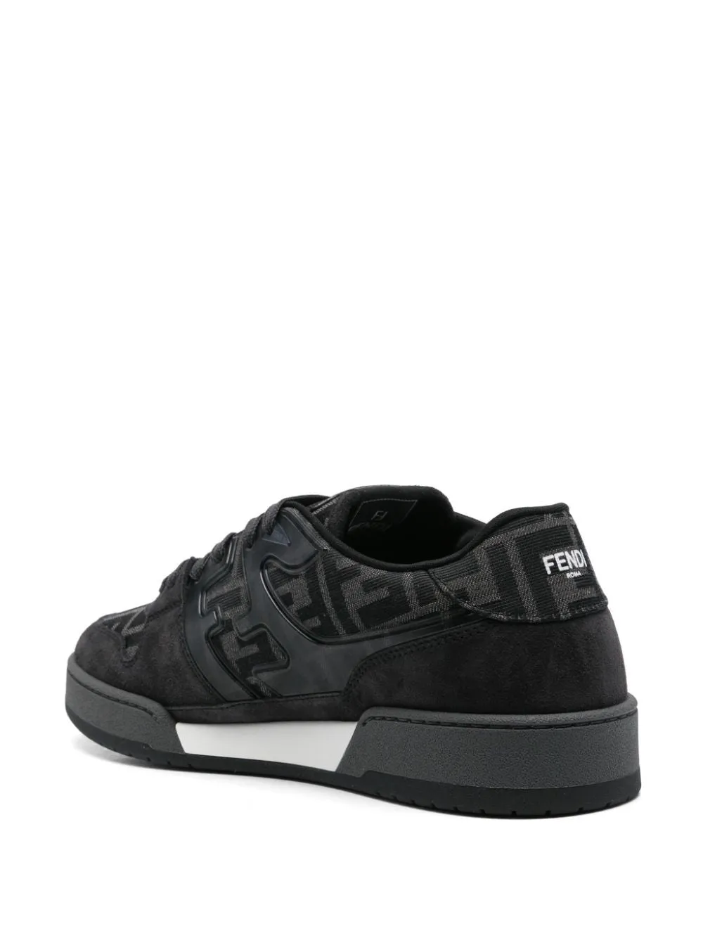 Ff Jacquard And Suede Fendi Match Sneakers sold by Wanan Luxury product image thumbnail 3