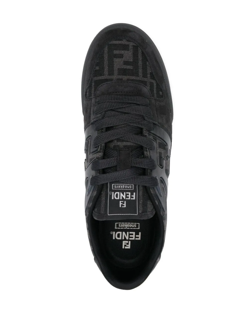 Ff Jacquard And Suede Fendi Match Sneakers sold by Wanan Luxury product image thumbnail 4