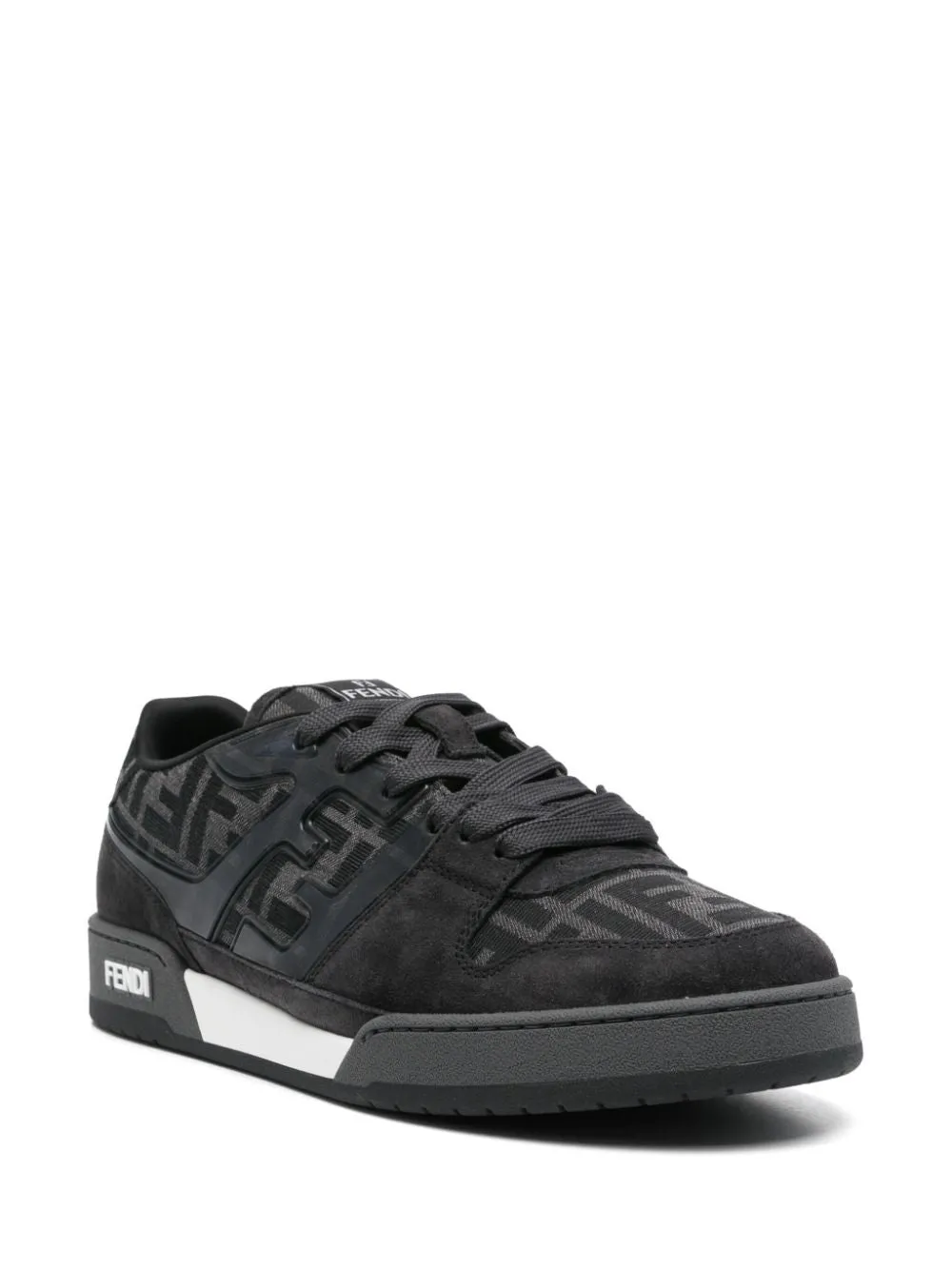 Ff Jacquard And Suede Fendi Match Sneakers sold by Wanan Luxury product image thumbnail 2
