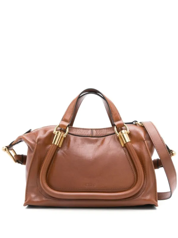 Small Paraty 24 Bag In Shiny Leather made by Chloe
