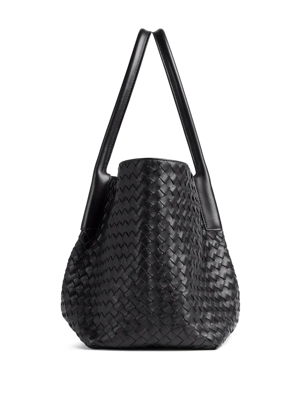 Pinacoteca Medium Reversible Tote Bag In Intrecciato Silky Leather sold by Wanan Luxury product image thumbnail 5