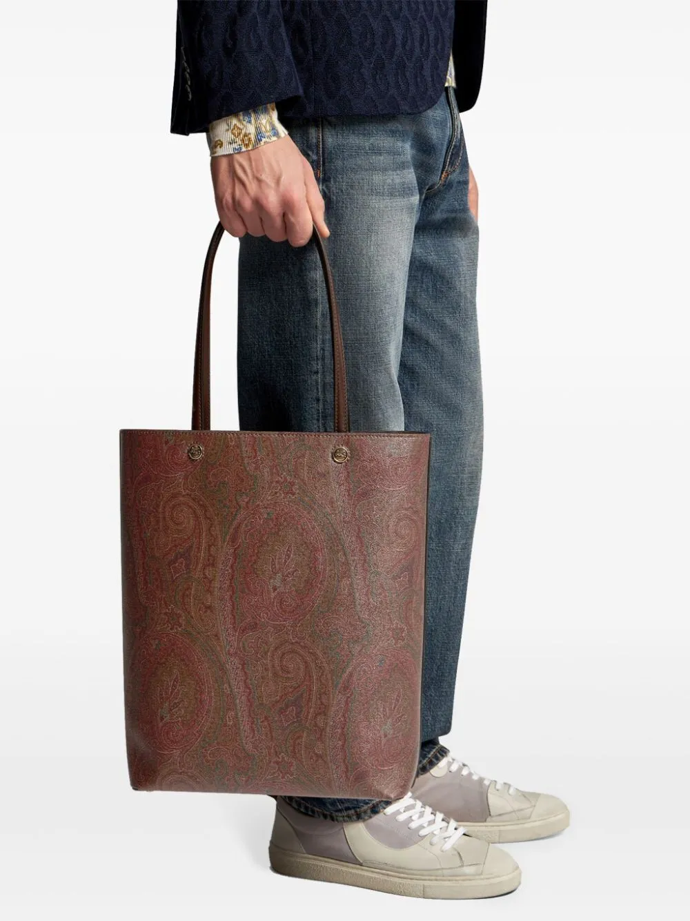 Paisley Tote Bag With Clutch sold by Wanan Luxury product image thumbnail 2