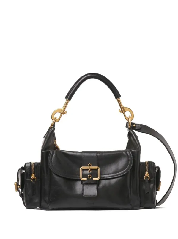Shiny Leather Camera Bag made by Chloe