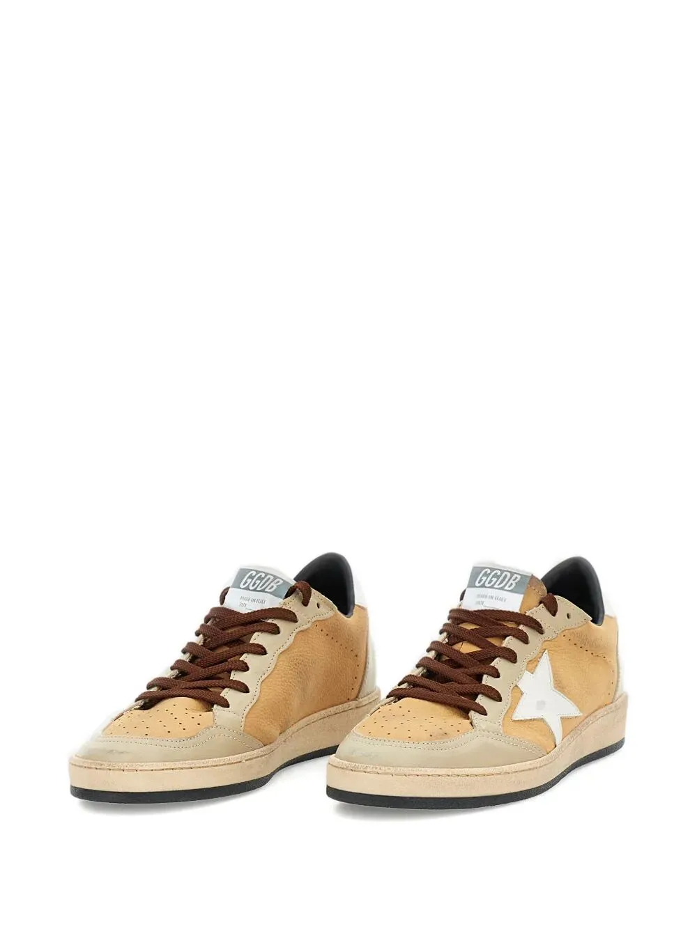 Ball Star Nabuk Leather Sneakers With White Leather Star And Heel Tab sold by Wanan Luxury product image thumbnail 3