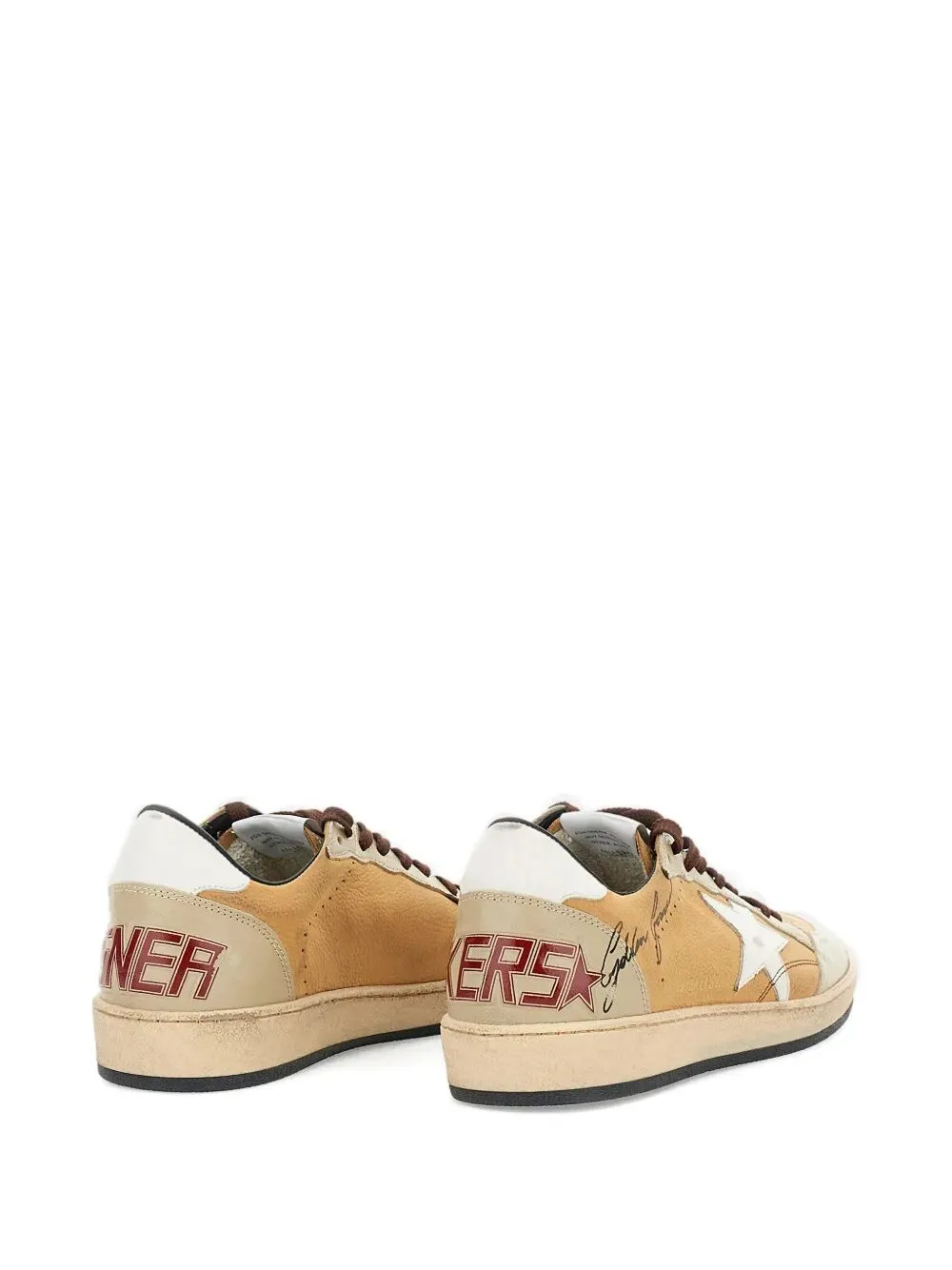 Ball Star Nabuk Leather Sneakers With White Leather Star And Heel Tab sold by Wanan Luxury product image thumbnail 2