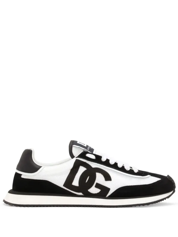 Suede And Mesh Dg Cushion Sneakers made by Dolce & Gabanna