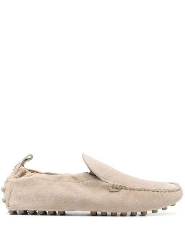 Gommino Curled Suede Loafers made by Tod's