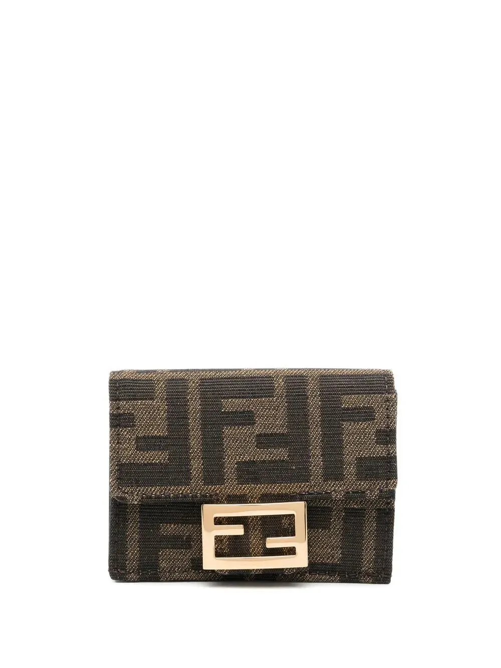 Baguette Micro Trifold Jacquard Ff Fabric Wallet sold by Wanan Luxury