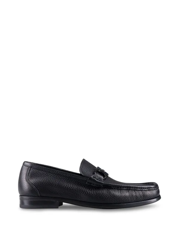 Grained Leather Gancini Loafers made by Salvatore Ferragamo