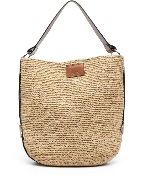 Bayia Raffia Bucket Bag made by Isabel Marant