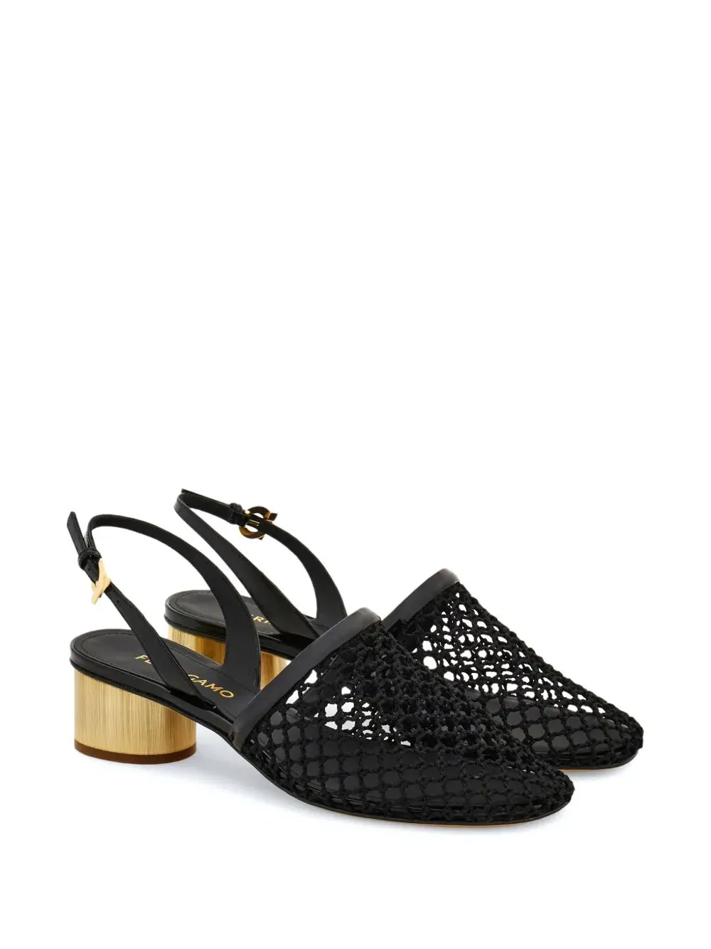 Kay 40 Mesh And Leather Slingback sold by Wanan Luxury product image thumbnail 3