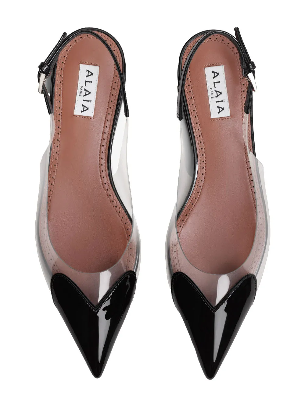 Le CŒUr Flat Slingbacks In Patent Calfskin sold by Wanan Luxury product image thumbnail 3