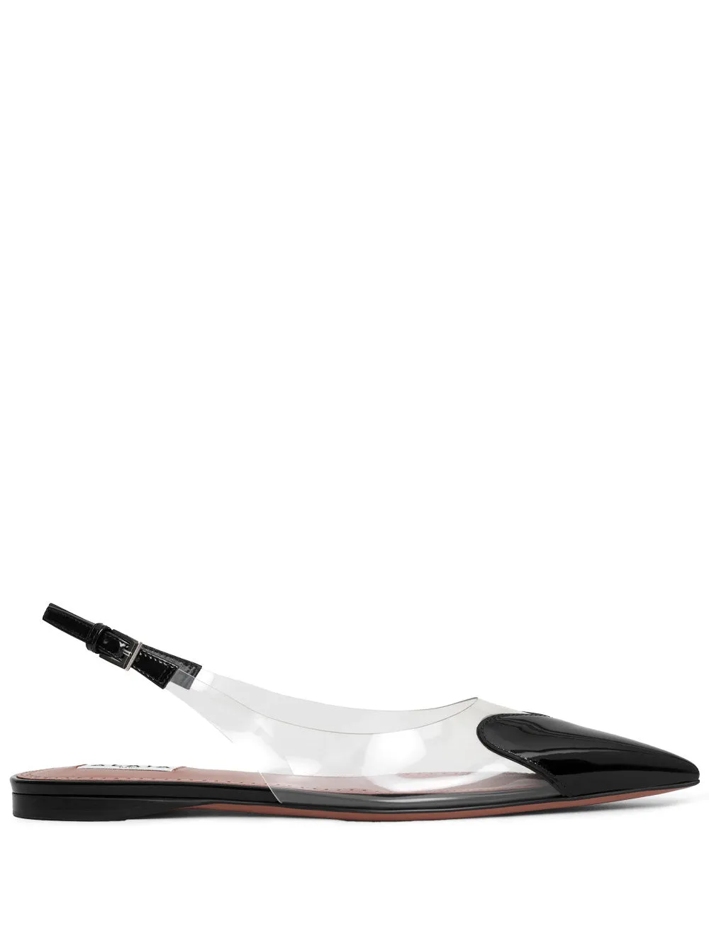 Le CŒUr Flat Slingbacks In Patent Calfskin sold by Wanan Luxury