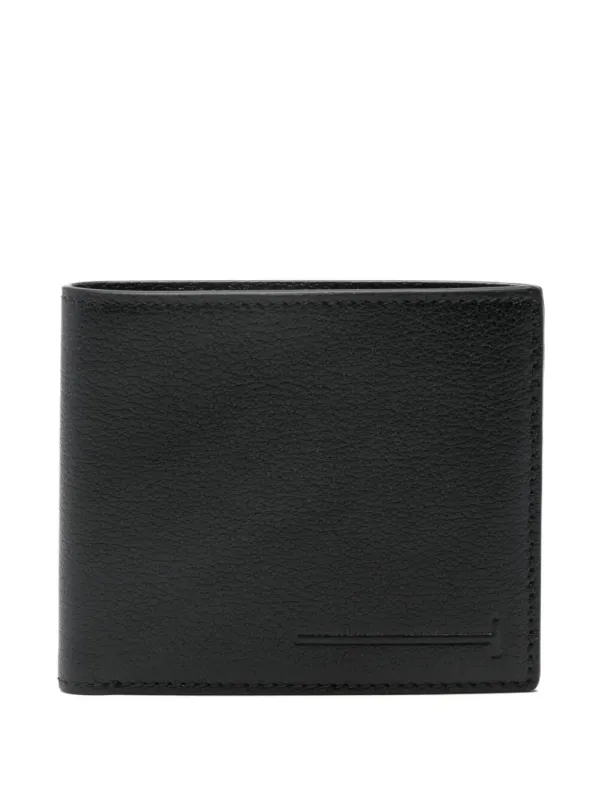 Supple Grained Leather Elongated T Line Classic Bi-Fold Wallet made by Tom Ford