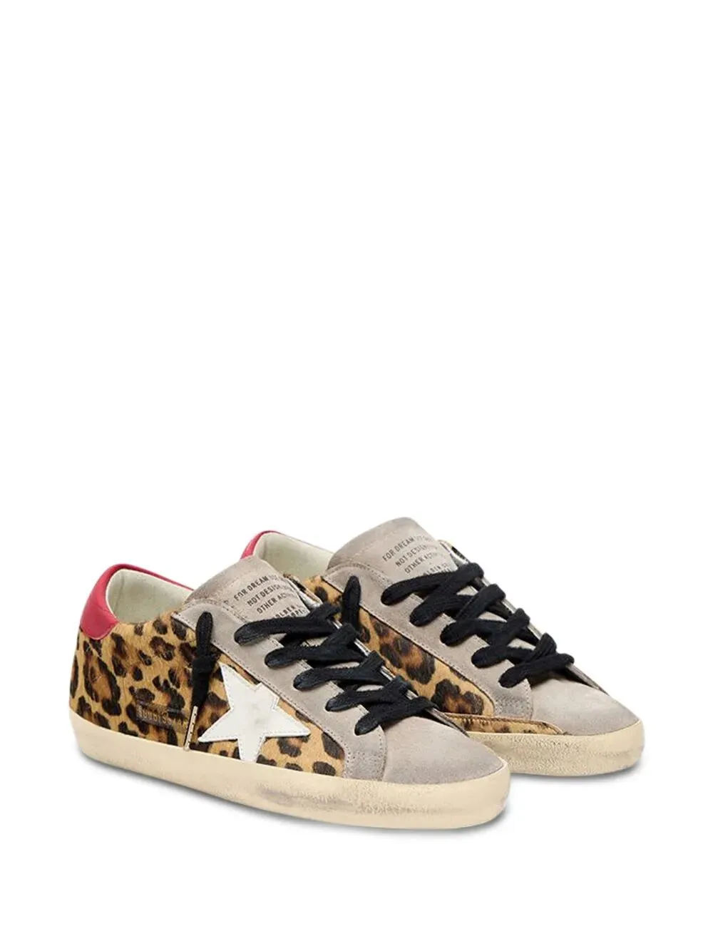 Super-Star Leopard Horsy Sneakers With Leather Star And Heel Tab sold by Wanan Luxury product image thumbnail 2
