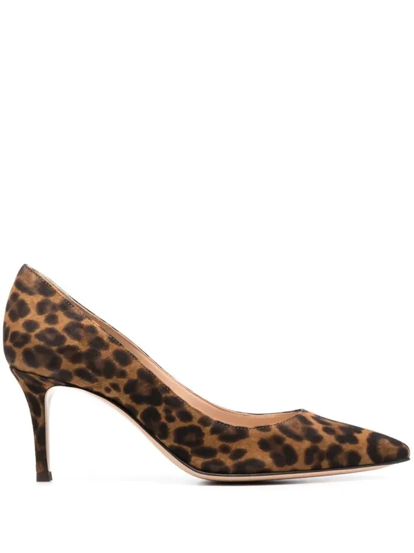 Gianvito 70 Leopard-Print Suede Pumps made by Gianvito Rossi