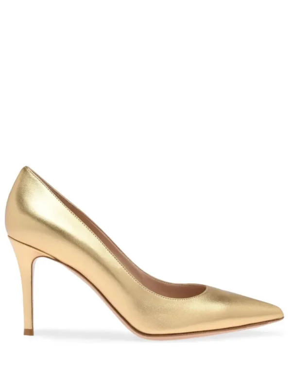 Gianvito 85 Nappa Leather Pumps made by Gianvito Rossi