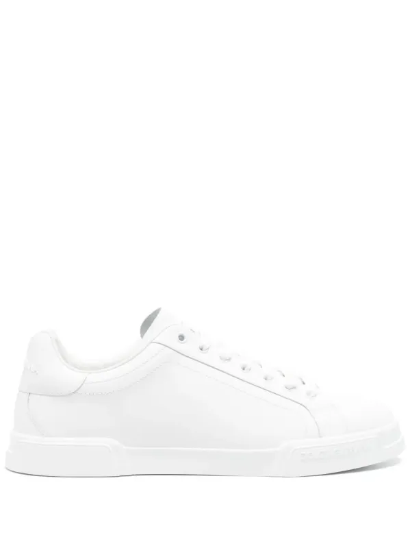 Portofino Light Leather Sneakers made by Dolce & Gabanna