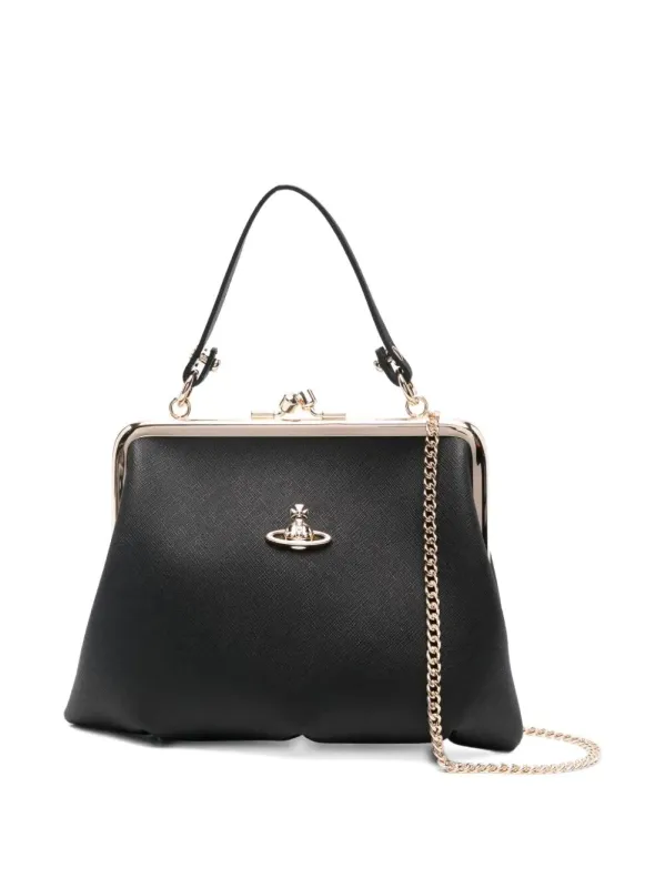 Saffiano-Effect Granny Frame Purse made by Vivienne Westwood