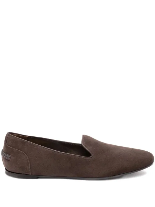 Suede Loafers made by Brunello Cucinelli