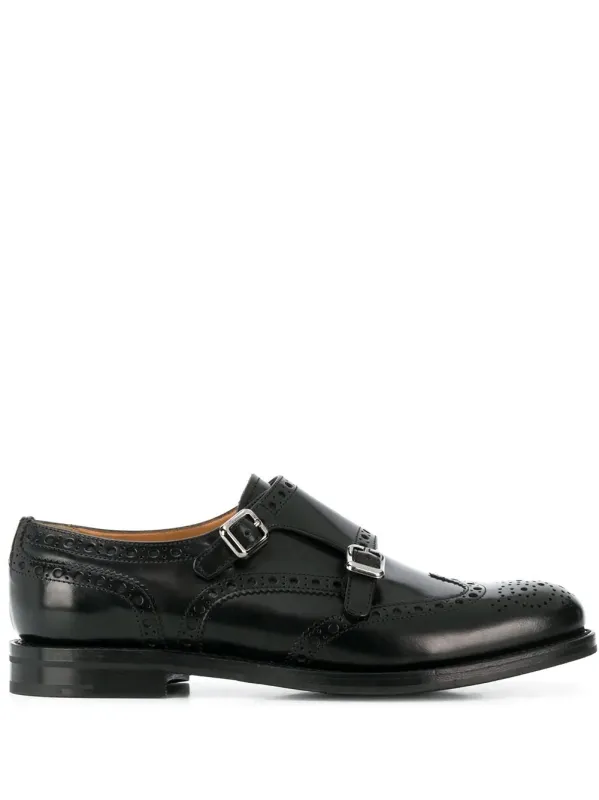 Monk-Strap Full Brogue Shoes made by Church's