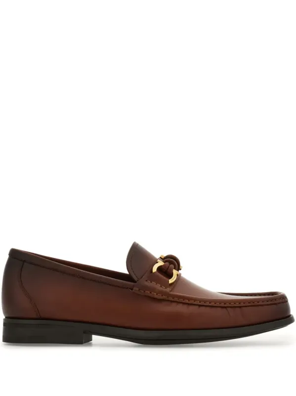 Alain Leather Loafers With Hues made by Salvatore Ferragamo