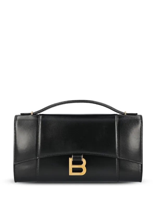 Hourglass Clutch With Handle made by Balenciaga