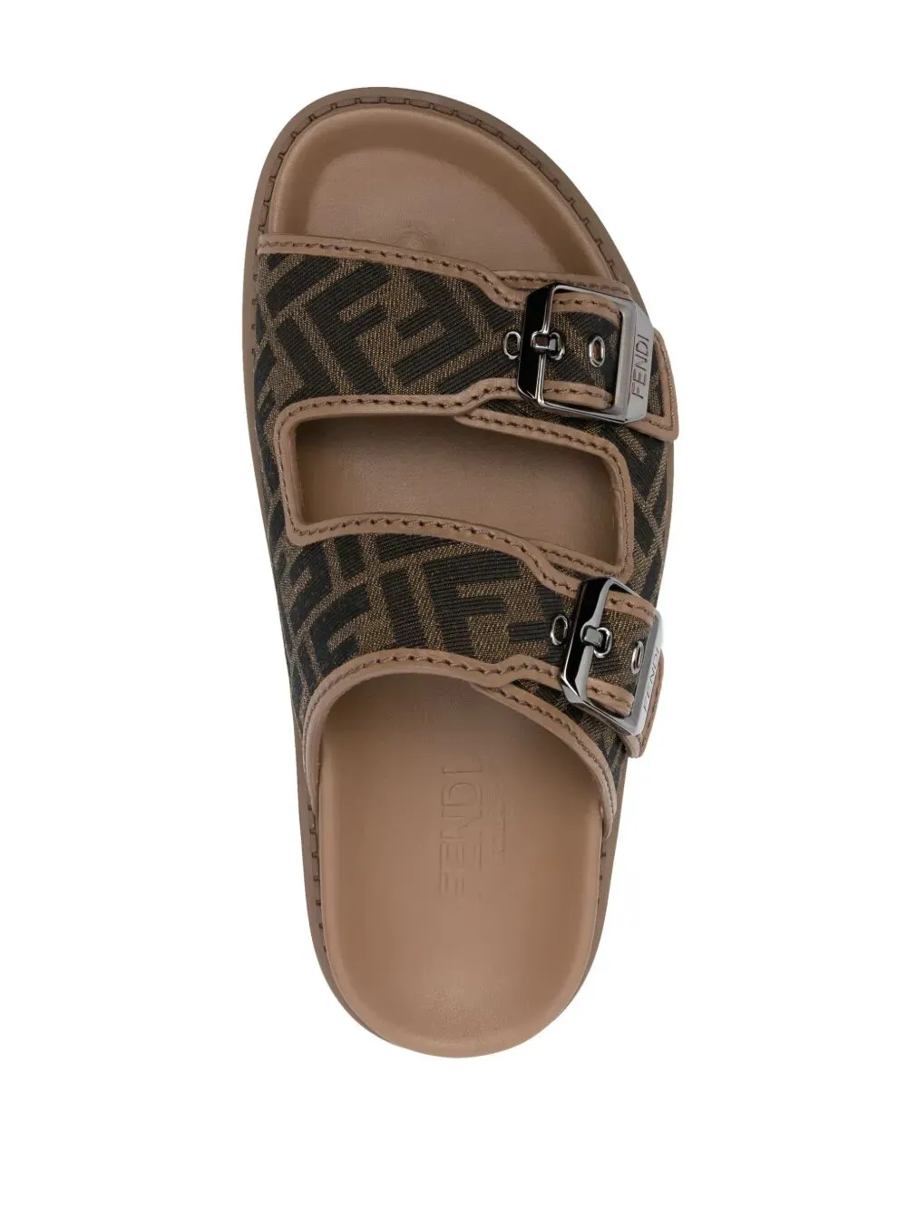 Fendi Feel Ff Jacquard Fabric Sandals sold by Wanan Luxury product image thumbnail 4