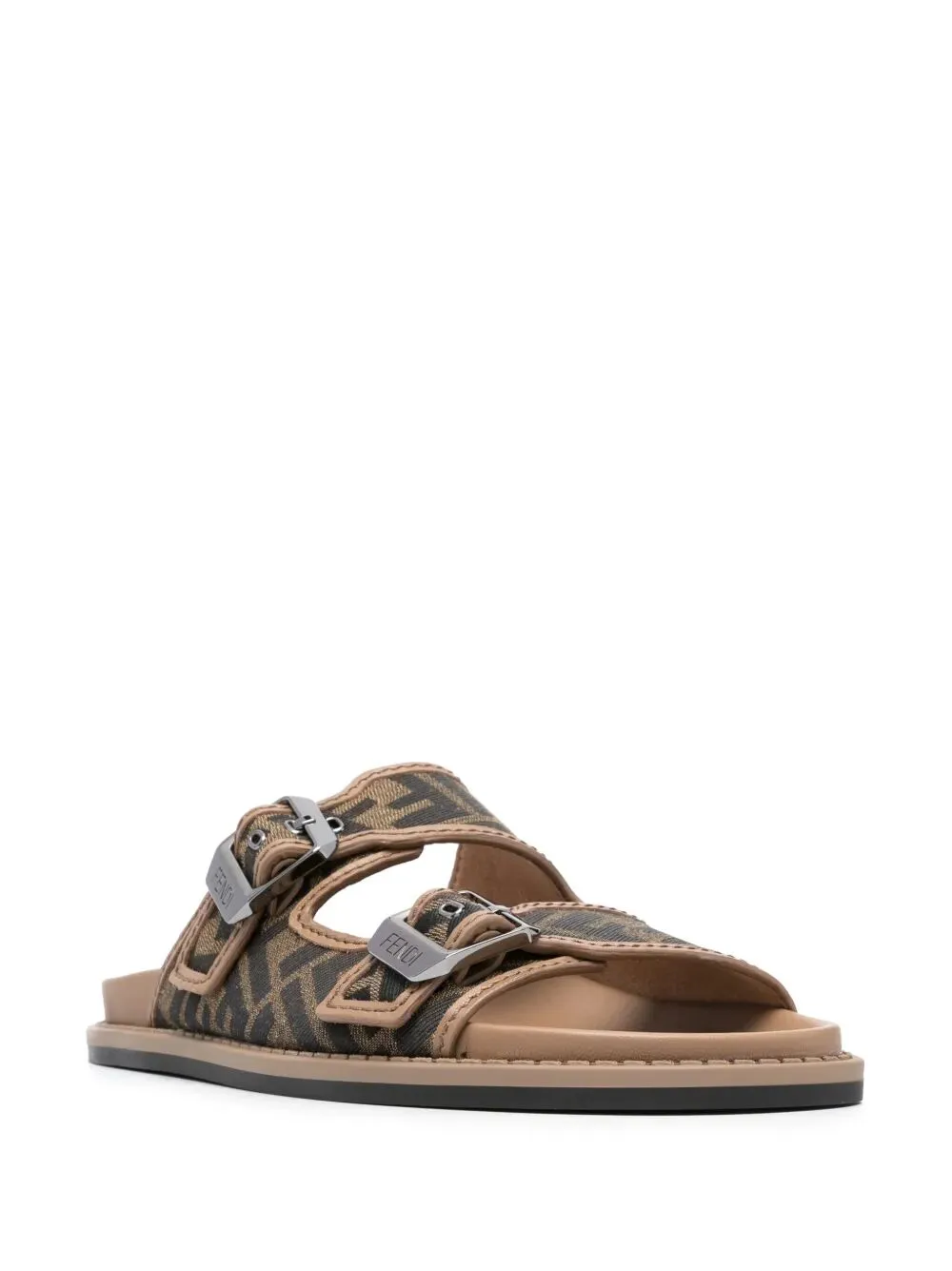 Fendi Feel Ff Jacquard Fabric Sandals sold by Wanan Luxury product image thumbnail 3