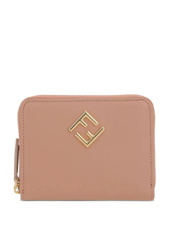 Ff Diamonds Zip Around Medium Wallet made by Fendi