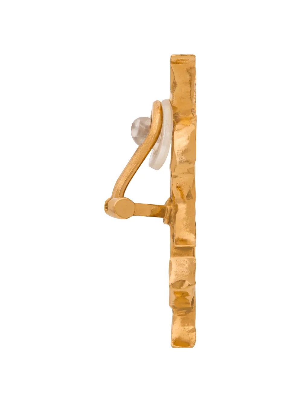 Hammered Metal Cassandre Single Earring sold by Wanan Luxury product image thumbnail 3