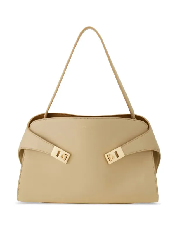 Hug Soft Medium Bicolor Shoulder Bag made by Salvatore Ferragamo