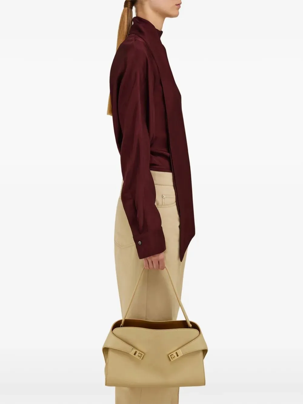 Hug Soft Medium Bicolor Shoulder Bag sold by Wanan Luxury product image thumbnail 2
