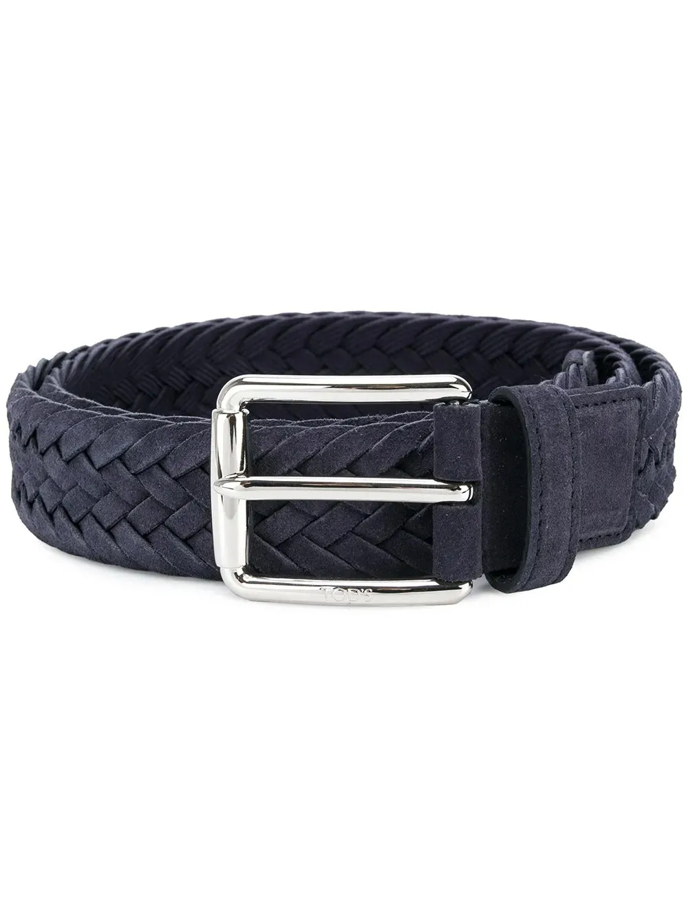 Woven Suede Belt With Branded Metal Buckle sold by Wanan Luxury