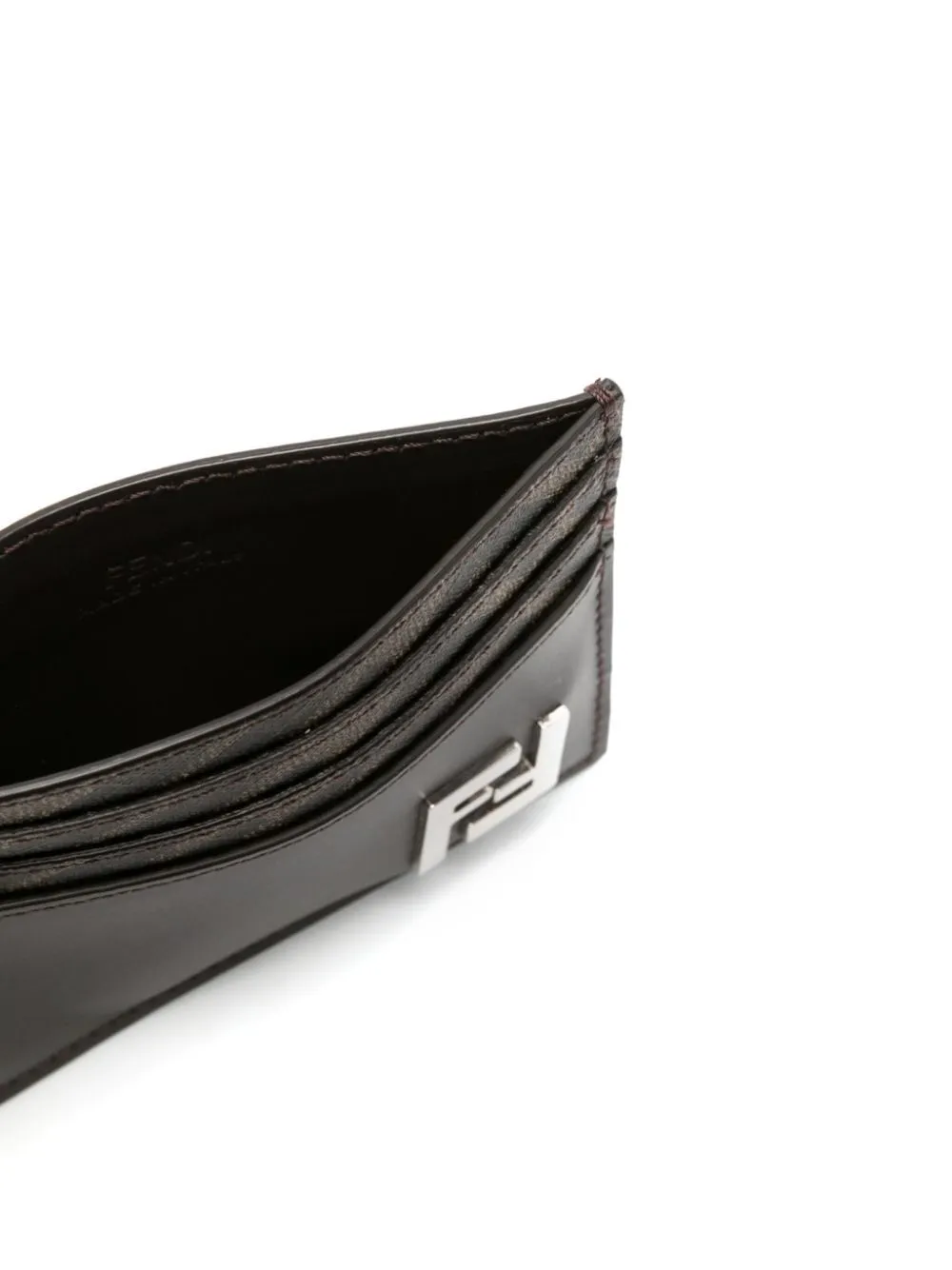 Leather And Ff Canvas Squared Card Holder sold by Wanan Luxury product image thumbnail 3