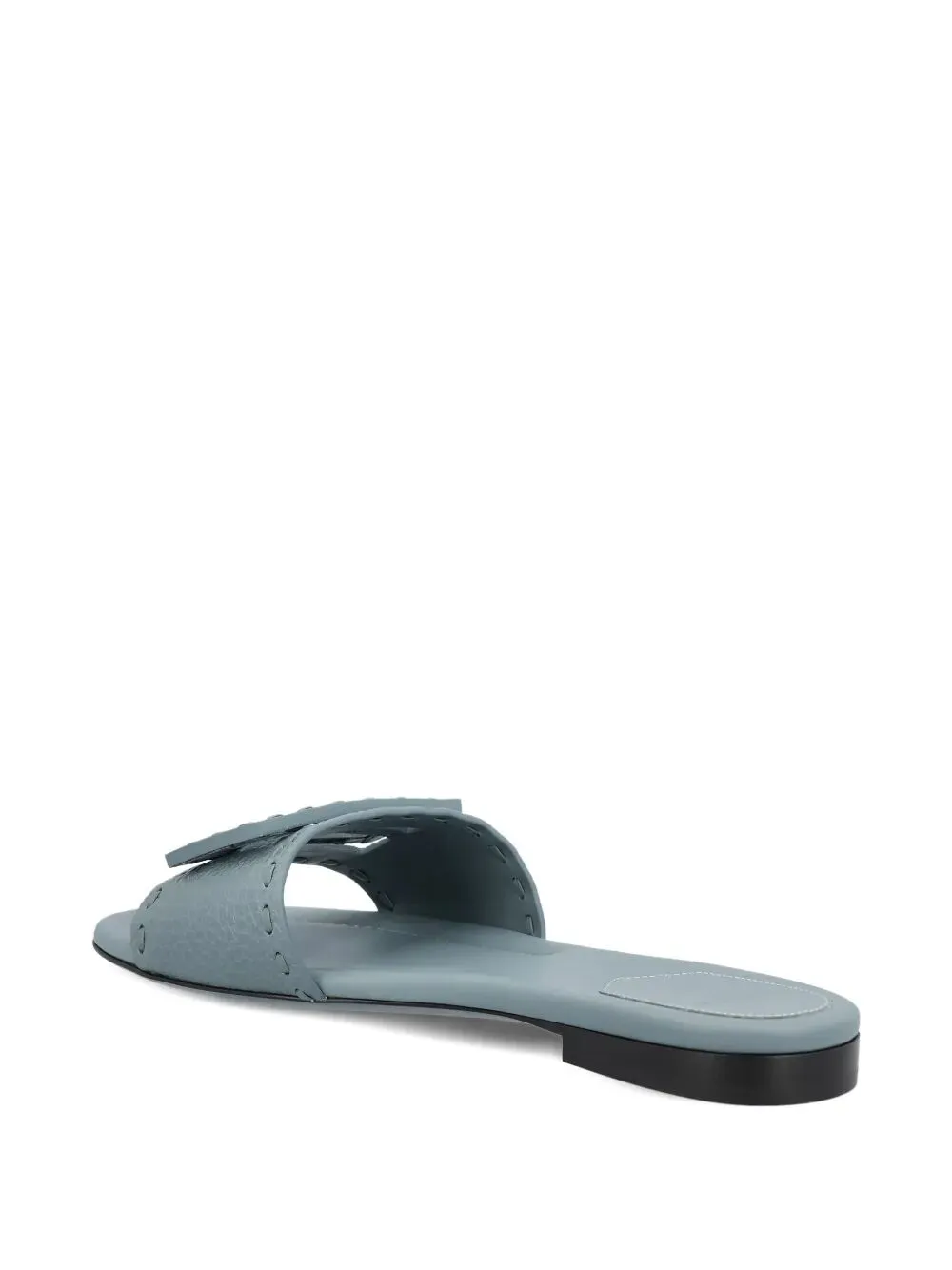 Baguette Wide-Band Leather Slides sold by Wanan Luxury product image thumbnail 3