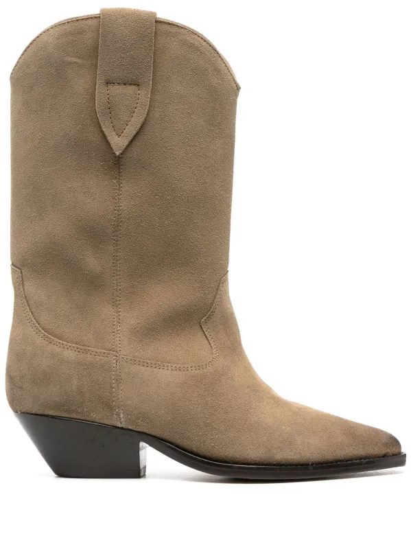 Duerto Suede Cowboy Boots made by Isabel Marant